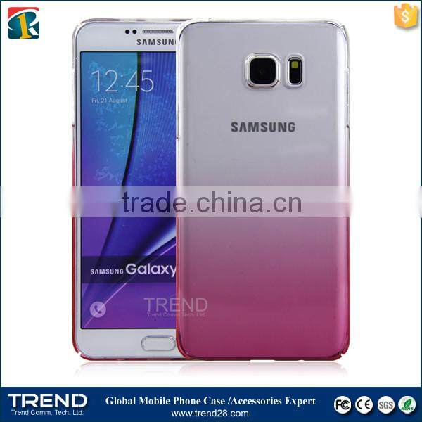 china supplier for samsung galaxy note5 color changing hard back cover case