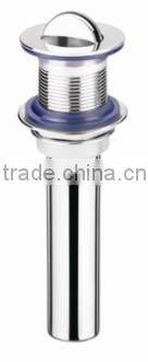 WESDA stainless steel bathtub pop up waste washbasin pop-up with Overflow Hole