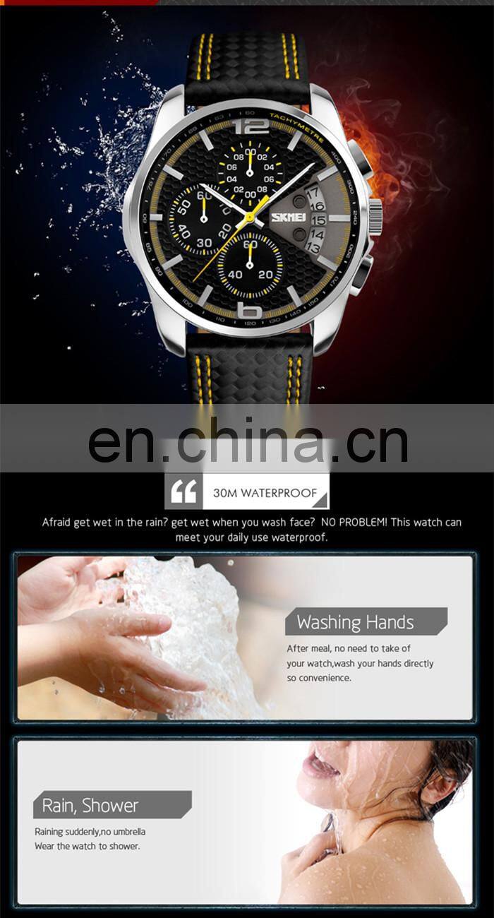 Most popular products water resistant men business classic quartz watch #9106