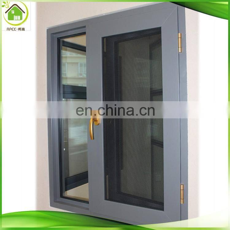 powder coated thermal break heat insulation frame window