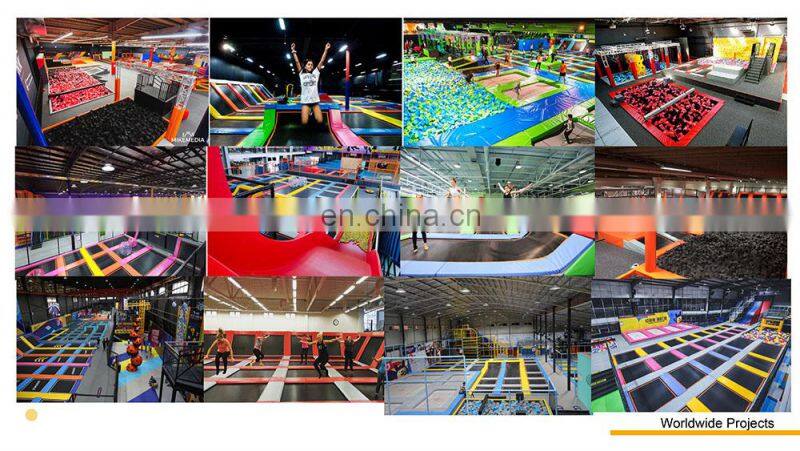 Cheap price professional commercial gymnastic equipment prices rectangle trampoline for indoor trampoline park