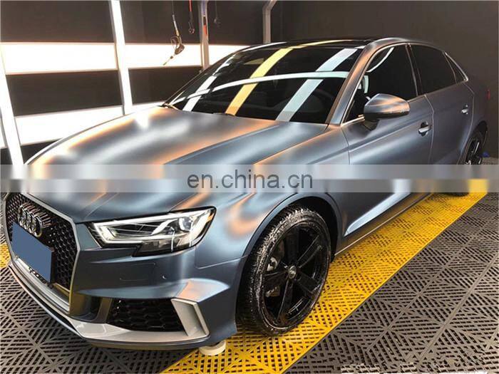 Runde Top Quality For 2017-2019 Audi A3 S3 Upgrade RS3 Front Bumper Front Grille Body Kit