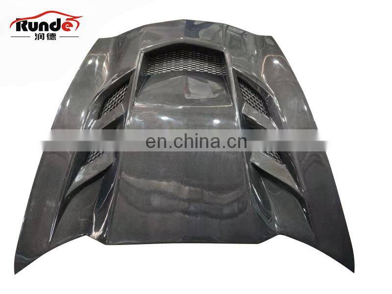 Runde Car Modification Corvette C7 Brilliant Quality New Carbon Fiber Bonnet Engine Hood For Chevrolet Corette C7