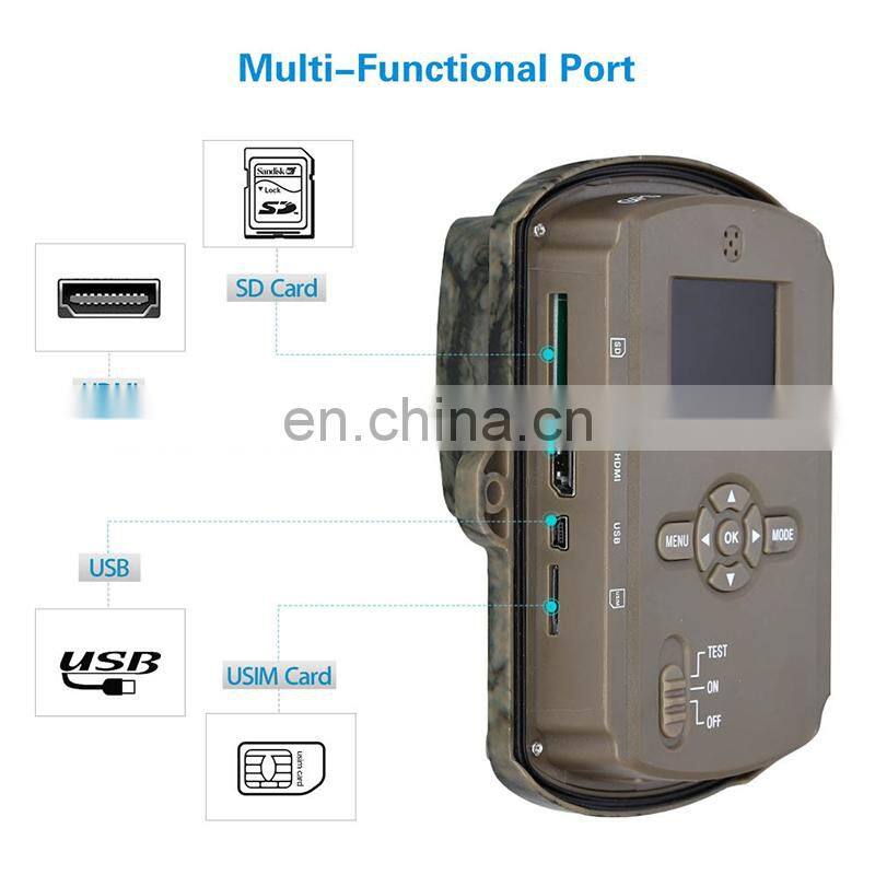 China outdoor 4G trail camera with gps Sim Card Hunting Video Camera