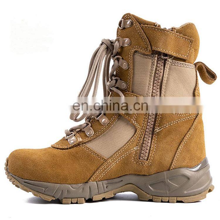 China Supply OEM Cheap Breathable Durable mens military desert swat storm boots