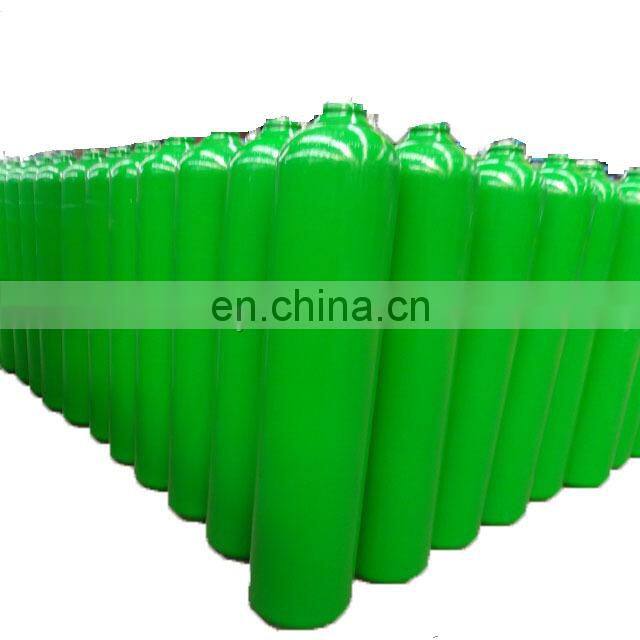 40 liter High Pressure Industrial Seamless Steel empty argo  gas cylinder oxygen gas cylinder or co2 gas cylinder