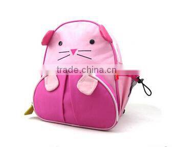fashion cute polyester kids animal school bags