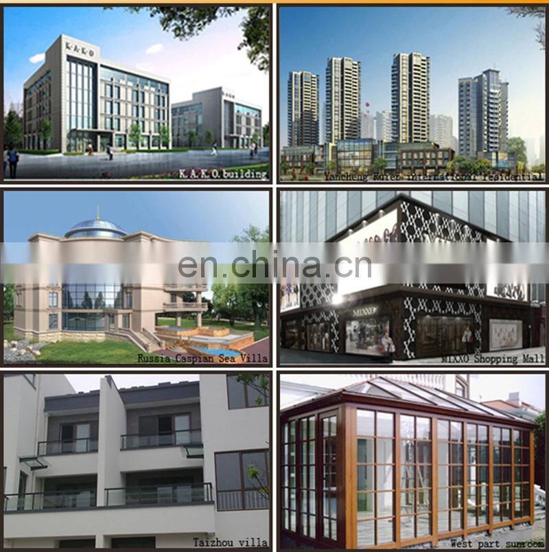 Modern design exterior PVC doors/grills pvc windows and doors