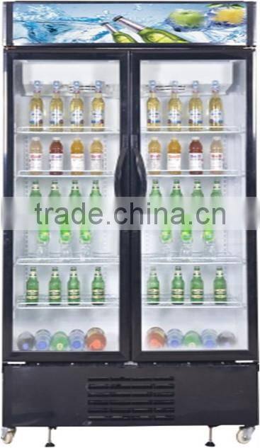 Refrigerated Showcase Display Cooler Glass Door Display Fridge