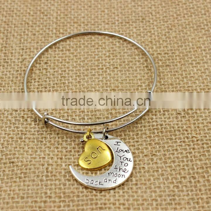 2016 alex bangles adjustable expandable silver bangles wholesale cheap price unisex gender bangles