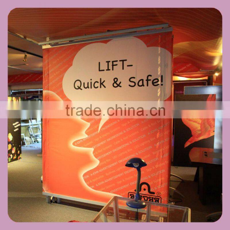 Glass window light box display