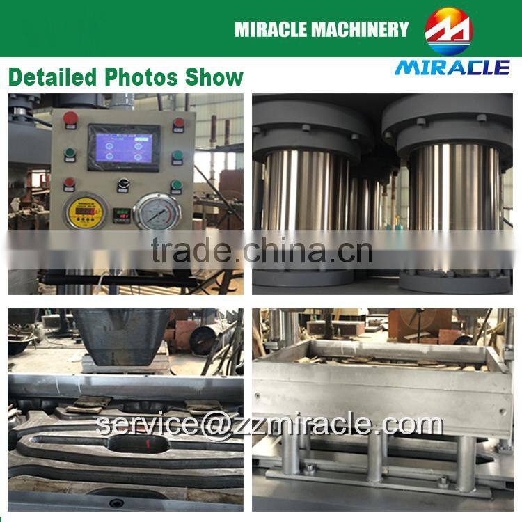 Four Column hydraulic press wood pallet making machine for sale