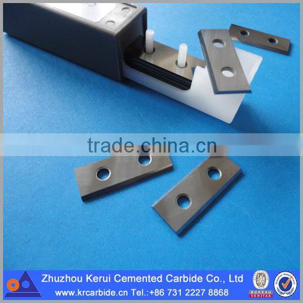 Woodworking insert tooling carbide indexable knives in various size and grade