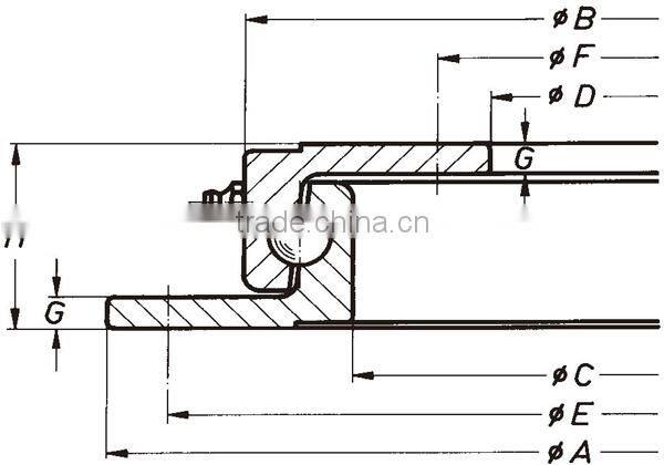 Jost car turntable/farm cart turntable KLK1050N