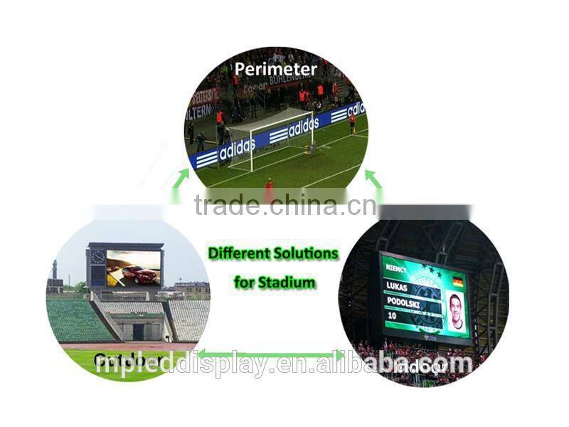 Famous durable led display for stadium advertising make your brand know by everyone