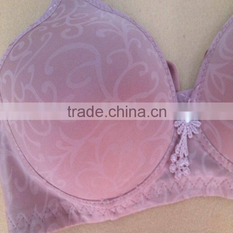 0.93USD USD 36-42C Cup High Quality Adjustable Fashional Ladies Sexy Bra Without Rim Inside, Push Up Bra (gdwx177)