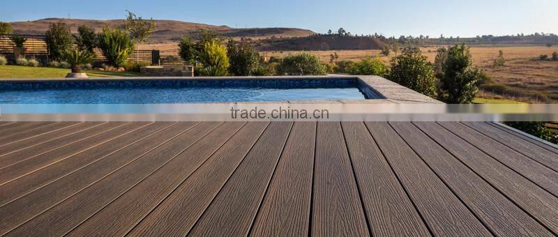 Zero defect wood plastic composite WPC tile decking floor