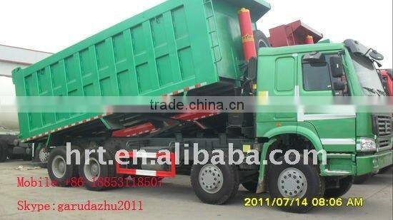 lowest price !!! new condition HOWO dump truck 8*4