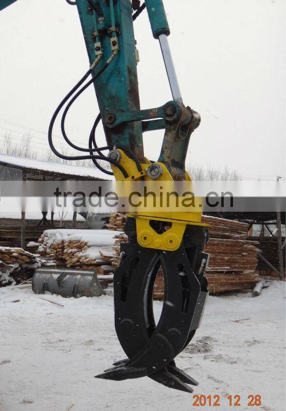 Rotating Wood Log Stone Grapple Grab for Hyundai Doosan CAT Excavator