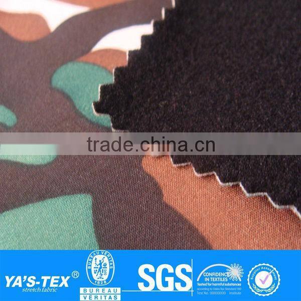 Double layer mossy oak pink camo fleece fabric