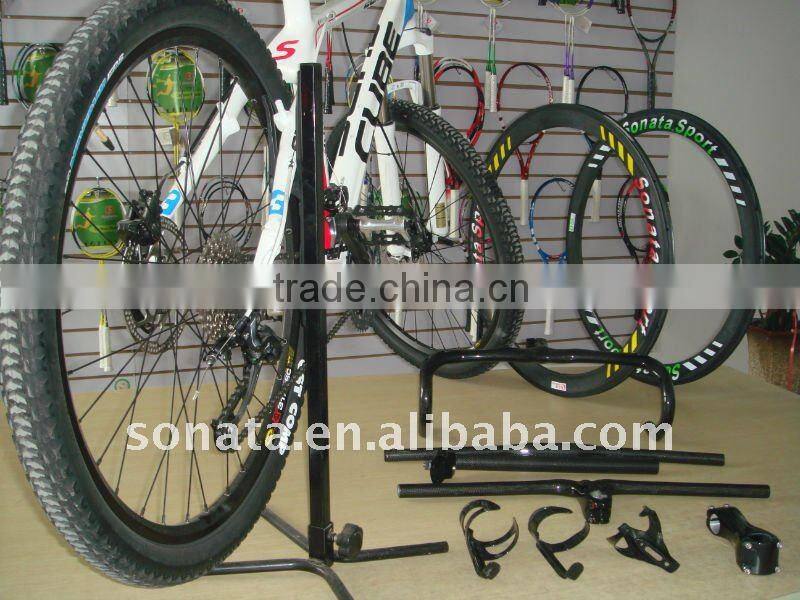 glossy carbon UD bike clincher wheels 20mm
