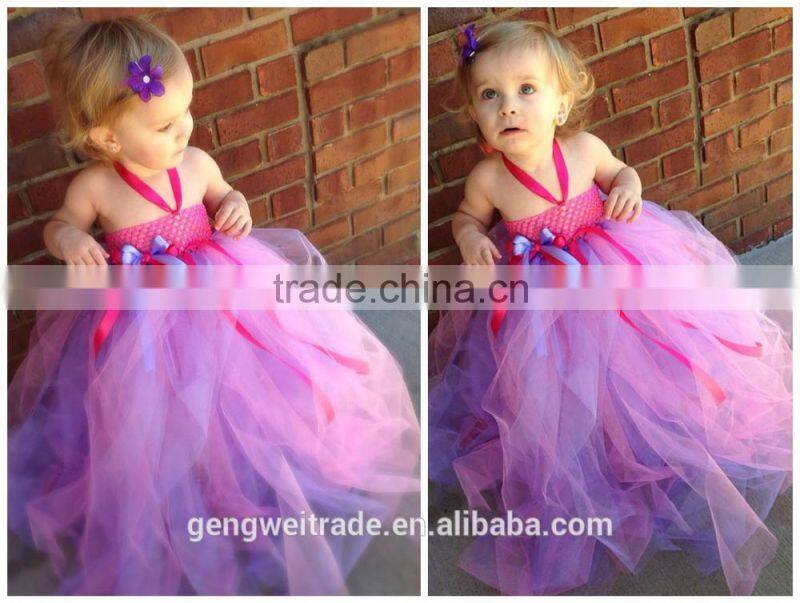 2015 Infant Baby Girls Tutu Dress Cute Baby Birthday Party Dress European Festival Girl Dress