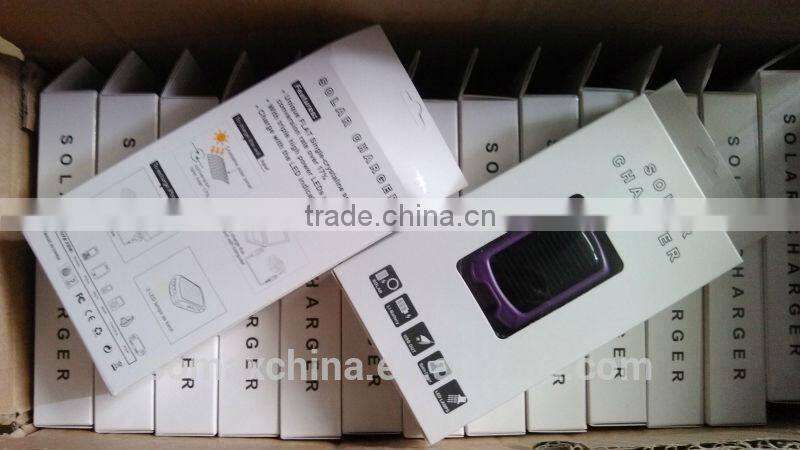 Mini portable keychain cheap solar mobile phone charger