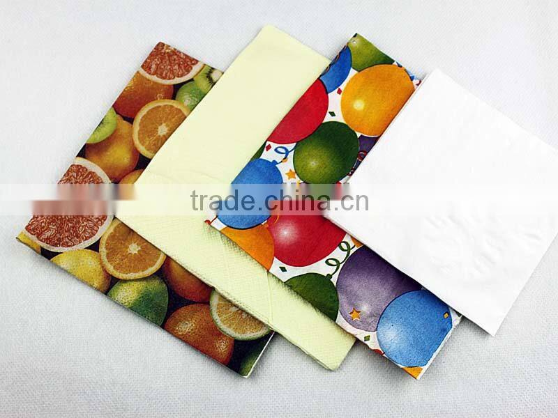Pure Wood Pulp Full Printed napkin