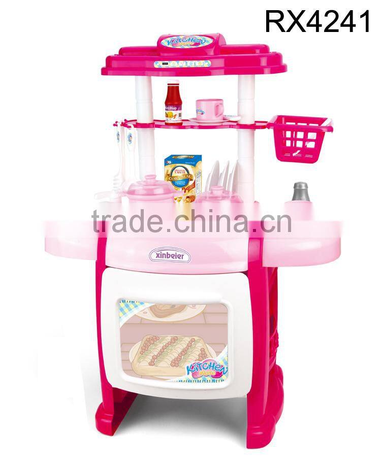 New product kids toy kitchen table set cooking sets