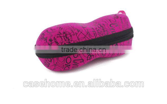 Hot selling Peanut Design Custom EVA Sunglass Case with Zipper