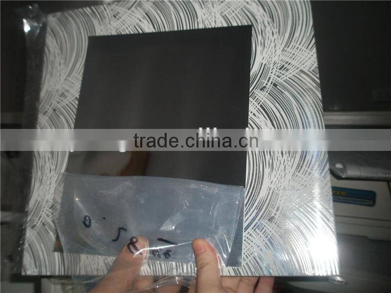 Plastic film coated aluminium sheet