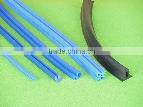 colorful extruded silicone edging strip