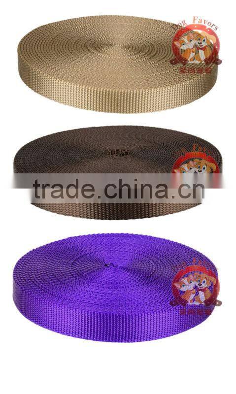 High Strength Polyester Nylon Webbing Straps For Home Textile , Bag