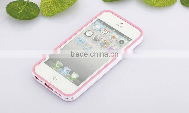 2012 Luxury tpu+pc bicolor combo cover case for iphone 5