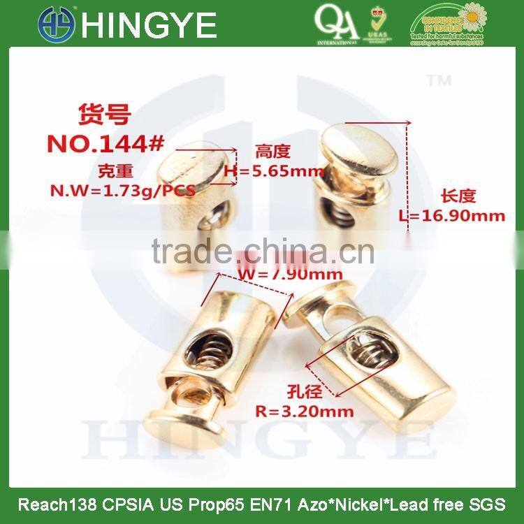 fashion metal sliver cord end on sale