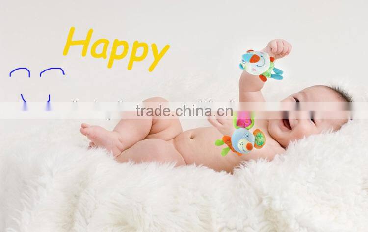 lovely baby rattle baby infant teether baby plush rattle toy
