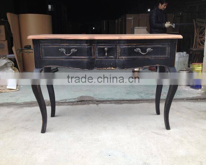 Antique Shabby Chic Furniture Wooden Console Table with drawer