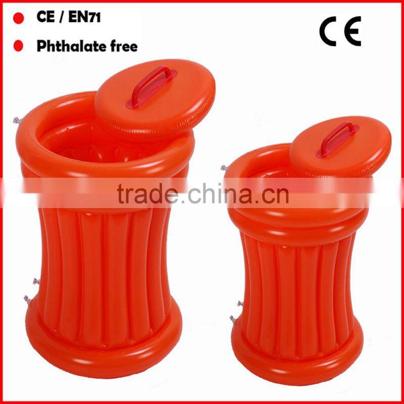 Hot Sale PVC Inflatable beer buckets with custom logo printed for promotion