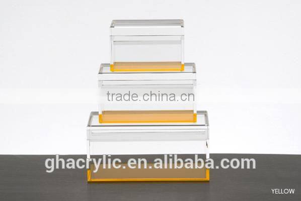 China factory supplier Clear Acrylic Box, High quality Clear acrylic box