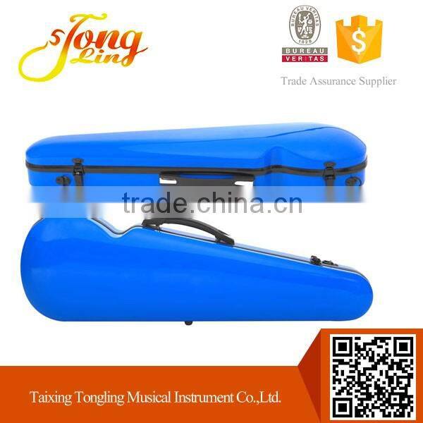 Colorful Triangle Violin Hard Carbon Fiber Glass Case
