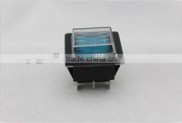 YU3-13 6 Pins balck on-off-on electrical dpst rocker switch