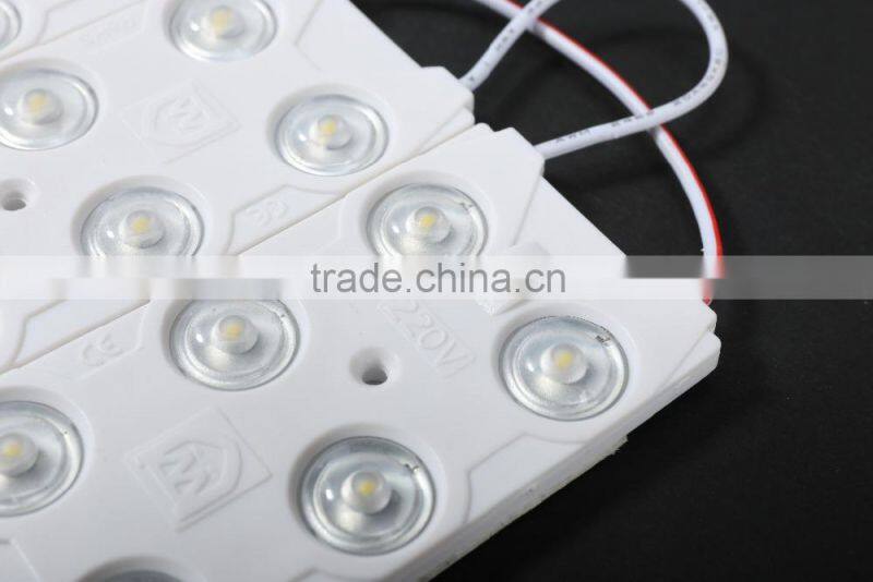 6 leds modules 2835 smd 3wat super bright best quality longer working life Abs pcb led module for channel letters