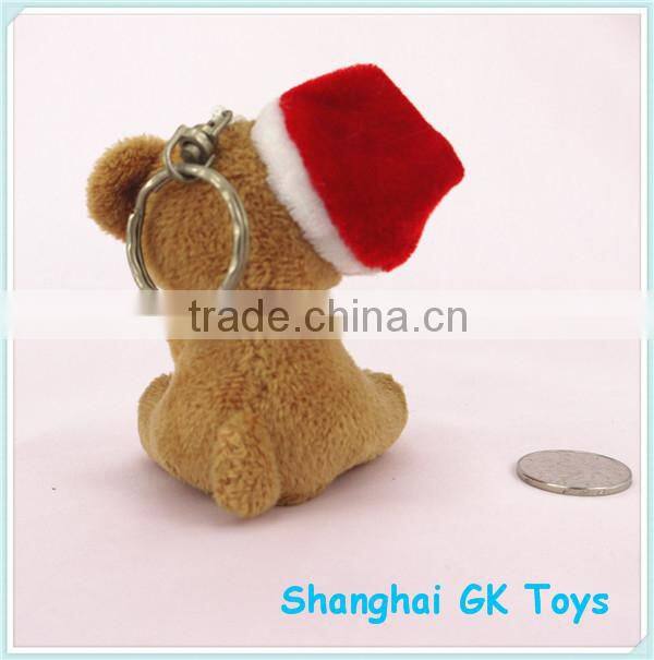 10cm Christmas Teddy Bear Keychain