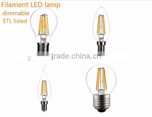 Dimmable S14-16LED 120VAC LED start bulb light E27 holiday lighting green decorative 360 degree Beam angle