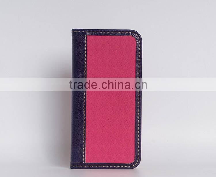 Flip pc+leather case money clip wallet cases for iphone6 6s