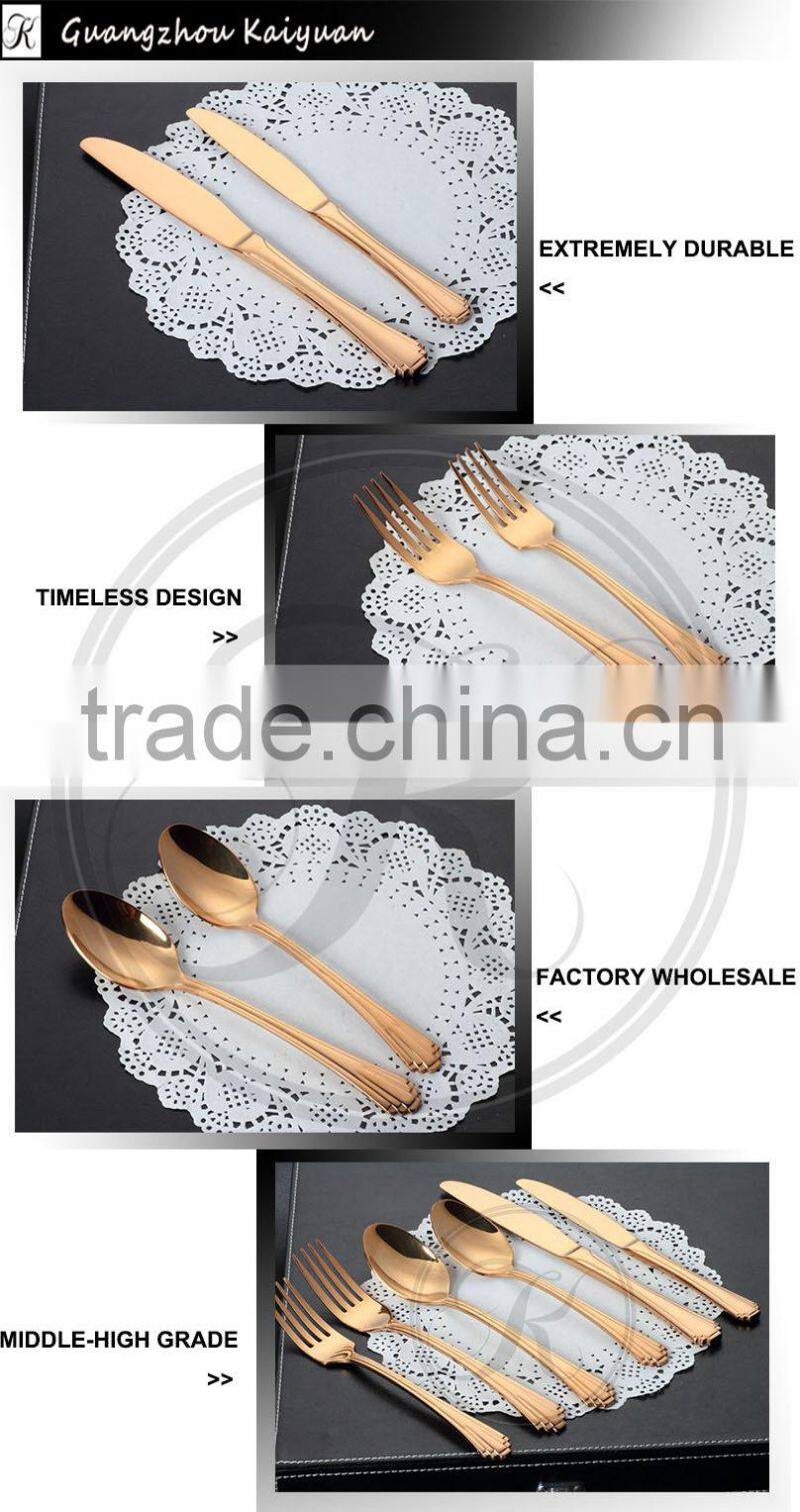 72pcs silver cutlery set,spoon and fork wedding gift