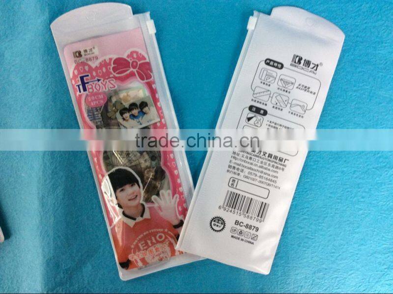 Fashion Cute Character Design Student Plastic Ruler Set