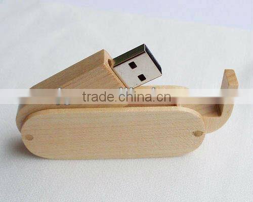 Promotional Gift Wooden USB Flash Drive with Factory Price