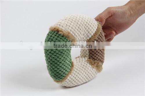 Speedy Pet Brand Pet plush toy doughnut shape green&white dog sex toy