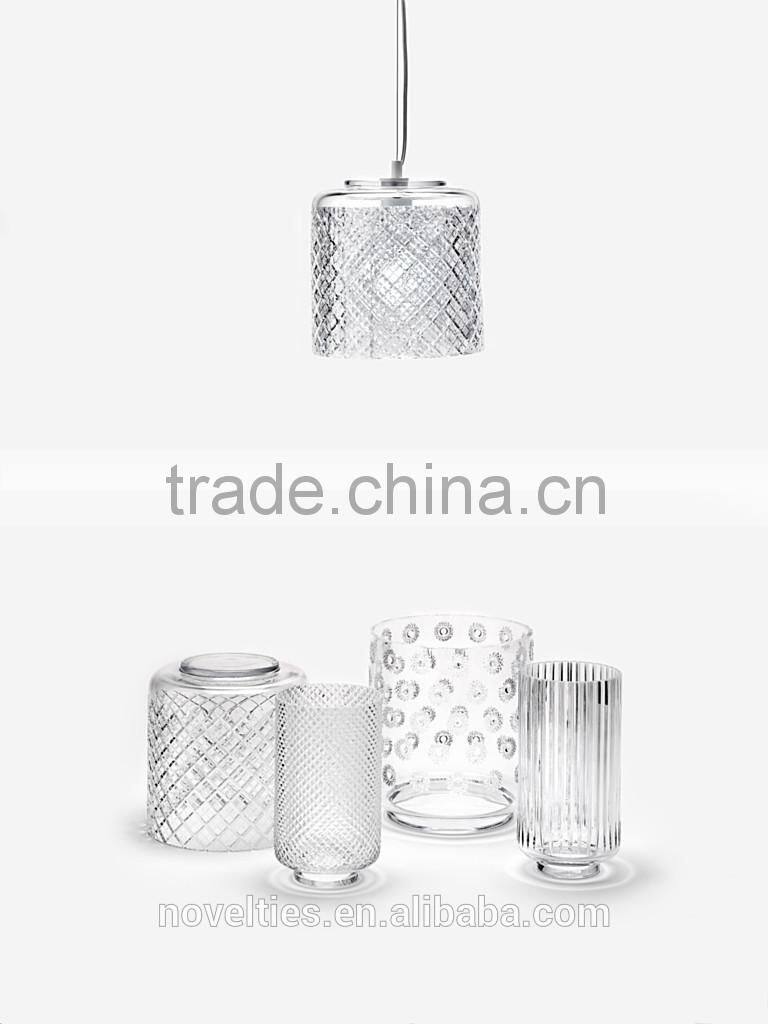 Architecture Design and Plan Interior Decor Pendant Lighting Modern Nice Transparent Glass Pendant Lamp